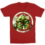 Piros Bosszúállók gyerek rövid ujjú póló - Hulk Comics Logo