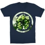 Sötétkék Bosszúállók gyerek rövid ujjú póló - Hulk Comics Logo