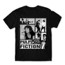 Fekete Ponyvaregény férfi rövid ujjú póló - Pulp Fiction
