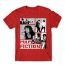 Piros Ponyvaregény férfi rövid ujjú póló - Pulp Fiction