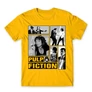 Sárga Ponyvaregény férfi rövid ujjú póló - Pulp Fiction
