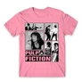 Világos rózsaszín Ponyvaregény férfi rövid ujjú póló - Pulp Fiction