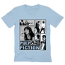 Világoskék Ponyvaregény férfi V-nyakú póló - Pulp Fiction