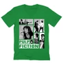 Zöld Ponyvaregény férfi V-nyakú póló - Pulp Fiction