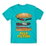 Kép 3/25 - Atollkék Ponyvaregény férfi rövid ujjú póló - Pulp Fiction burger