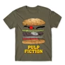 Cink Ponyvaregény férfi rövid ujjú póló - Pulp Fiction burger