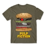 Kép 6/25 - Cink Ponyvaregény férfi rövid ujjú póló - Pulp Fiction burger
