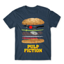 Kép 8/25 - Denim Ponyvaregény férfi rövid ujjú póló - Pulp Fiction burger