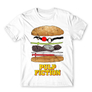Kép 9/25 - Fehér Ponyvaregény férfi rövid ujjú póló - Pulp Fiction burger