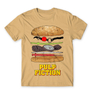 Kép 11/25 - Homok Ponyvaregény férfi rövid ujjú póló - Pulp Fiction burger
