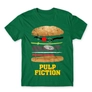 Kép 25/25 - Zöld Ponyvaregény férfi rövid ujjú póló - Pulp Fiction burger