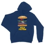 Királykék Ponyvaregény unisex kapucnis pulóver - Pulp Fiction burger
