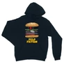 Sötétkék Ponyvaregény unisex kapucnis pulóver - Pulp Fiction burger