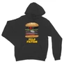 Sötétszürke Ponyvaregény unisex kapucnis pulóver - Pulp Fiction burger