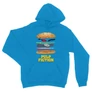 Zafírkék Ponyvaregény unisex kapucnis pulóver - Pulp Fiction burger