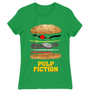 Kép 11/12 - Zöld Ponyvaregény női rövid ujjú póló - Pulp Fiction burger