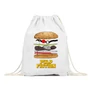 Fehér Ponyvaregény tornazsák - Pulp Fiction burger
