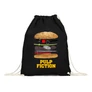 Fekete Ponyvaregény tornazsák - Pulp Fiction burger