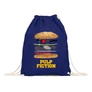 Királykék Ponyvaregény tornazsák - Pulp Fiction burger
