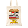Kép 2/2 - Homok Ponyvaregény vászontáska - Pulp Fiction burger