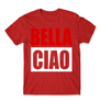 Kép 15/25 - Piros A nagy pénzrablás férfi rövid ujjú póló - Bella Ciao