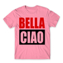 Kép 23/25 - Világos rózsaszín A nagy pénzrablás férfi rövid ujjú póló - Bella Ciao
