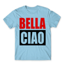 Kép 24/25 - Világoskék A nagy pénzrablás férfi rövid ujjú póló - Bella Ciao