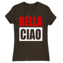 Kép 1/22 - Barna A nagy pénzrablás női rövid ujjú póló - Bella Ciao
