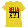 Kép 5/22 - Citromsárga A nagy pénzrablás női rövid ujjú póló - Bella Ciao