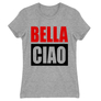 Kép 17/22 - Sportszürke A nagy pénzrablás női rövid ujjú póló - Bella Ciao