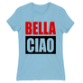 Kép 20/22 - Világoskék A nagy pénzrablás női rövid ujjú póló - Bella Ciao