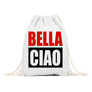 Kép 1/4 - Fehér A nagy pénzrablás tornazsák - Bella Ciao
