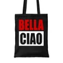 Fekete  A nagy pénzrablás vászontáska - Bella Ciao