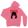 Kép 12/14 - Világos rózsasín A nagy pénzrablás unisex kapucnis pulóver- Tokyo