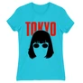 Atollkék A nagy pénzrablás női rövid ujjú póló - Tokyo