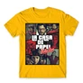 Sárga A nagy pénzrablás férfi rövid ujjú póló - La casa de papel GTA