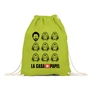Almazöld A nagy pénzrablás tornazsák - La casa de papel faces