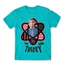 Atollkék Agymenők férfi rövid ujjú póló - Atomic Sheldon