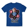 Királykék Agymenők férfi rövid ujjú póló - Atomic Sheldon