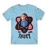 Világoskék Agymenők gyerek rövid ujjú póló - Atomic Sheldon