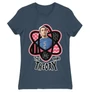 Denim Agymenők női rövid ujjú póló - Atomic Sheldon