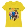 Citromsárga Agymenők női rövid ujjú póló - BBT Team