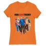 Narancs Agymenők női rövid ujjú póló - BBT Team