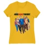 Sárga Agymenők női rövid ujjú póló - BBT Team