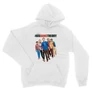 Fehér Agymenők unisex kapucnis pulóver - BBT Team