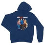 Királykék Agymenők unisex kapucnis pulóver - BBT Team