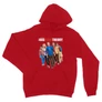 Piros Agymenők unisex kapucnis pulóver - BBT Team
