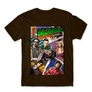 Barna Agymenők férfi rövid ujjú póló - Bazinga Comics