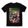 Fekete Agymenők férfi rövid ujjú póló - Bazinga Comics