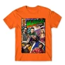 Narancs Agymenők férfi rövid ujjú póló - Bazinga Comics
